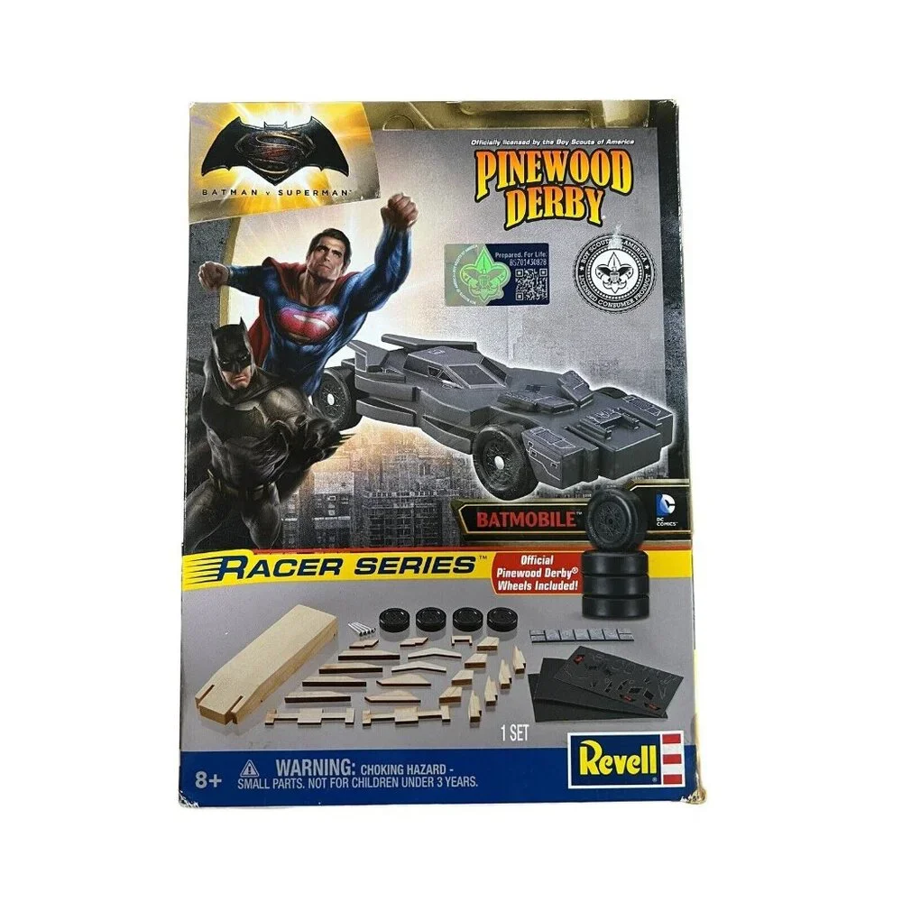 Revell Batman v Superman: BATMOBILE Pinewood Derby‎ Racer Series, Complete